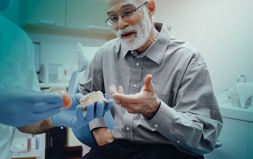 explicando una infección dental