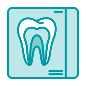 Icono de radiografía dental gratuita