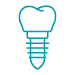 Icono de implante dental