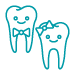 Icono de revisión dental infantil incluida en los servicios gratuitos de DentalCompany