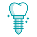 Icono de tratamiento Implantes dentales