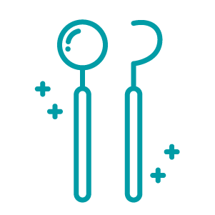 Icono de diagnóstico dental