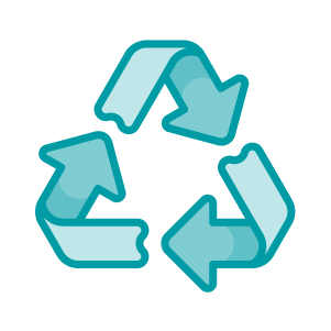 Icono de gestión de residuos y reciclaje