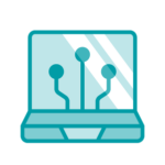 Icono de tecnología digital