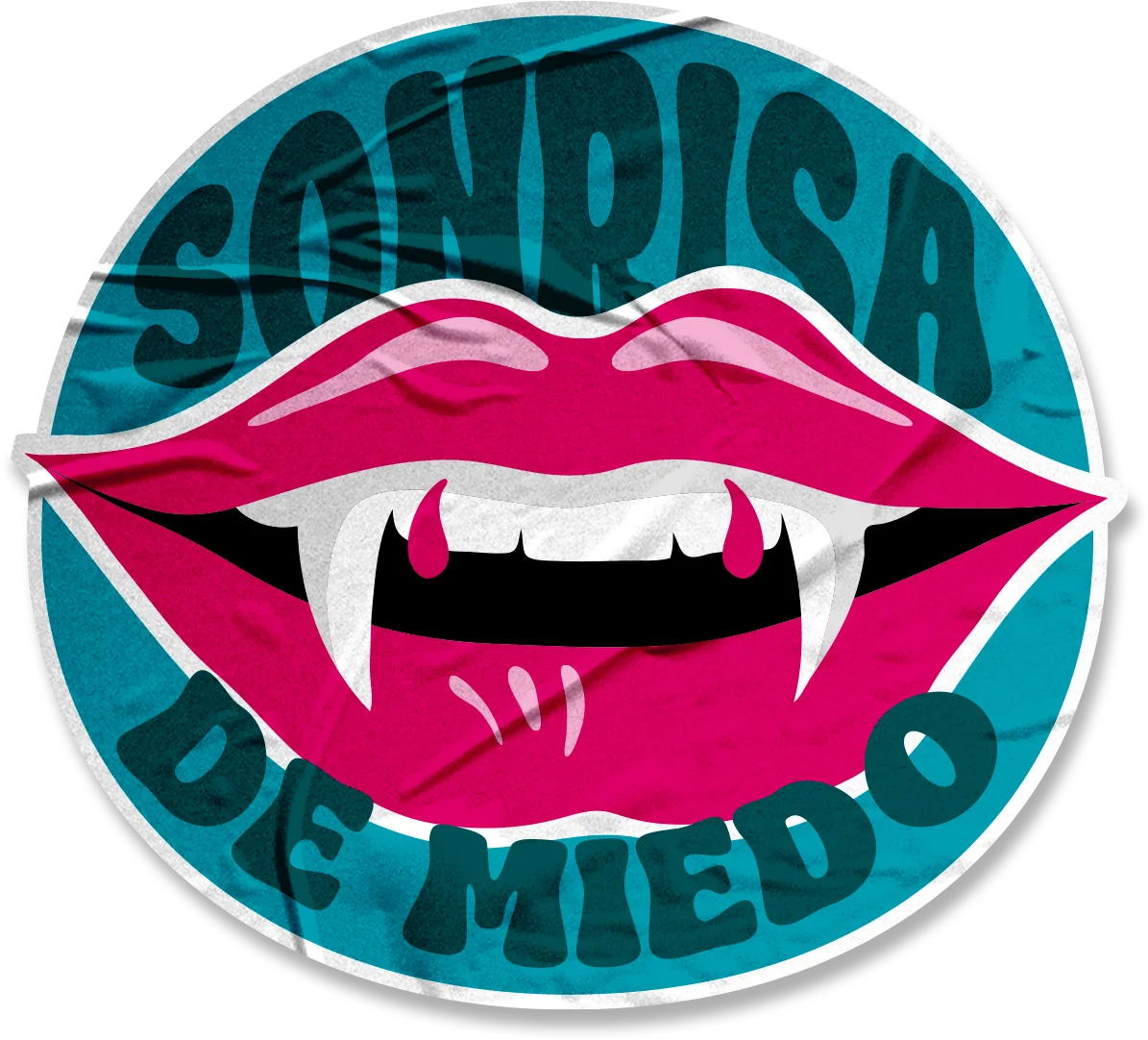 Pegatina Sonrisa de miedo