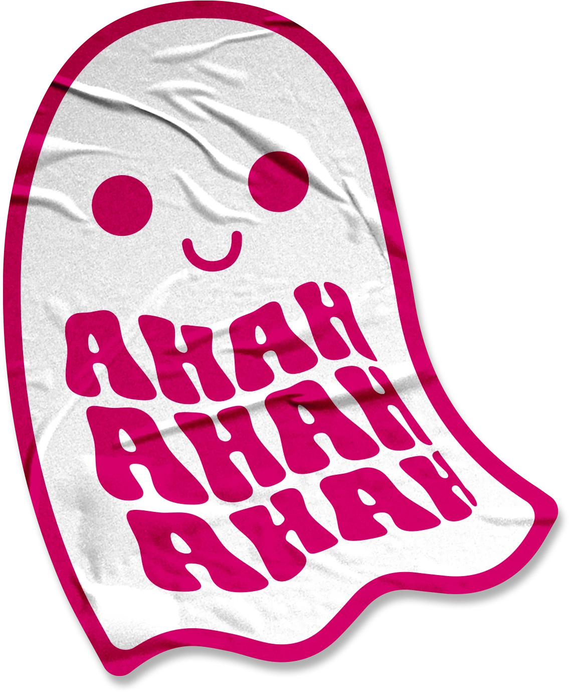 Pegatina fantasma Ahah ahah